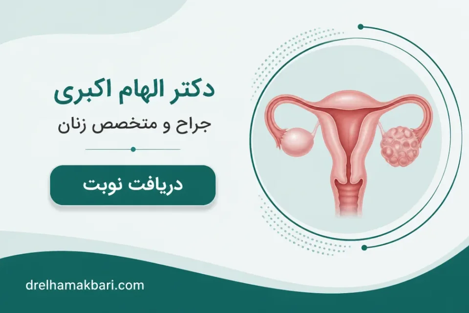 نمای توضیحی درباره کیستهای مشکوک به اندومتریوما یا تومورهای تخمدانی